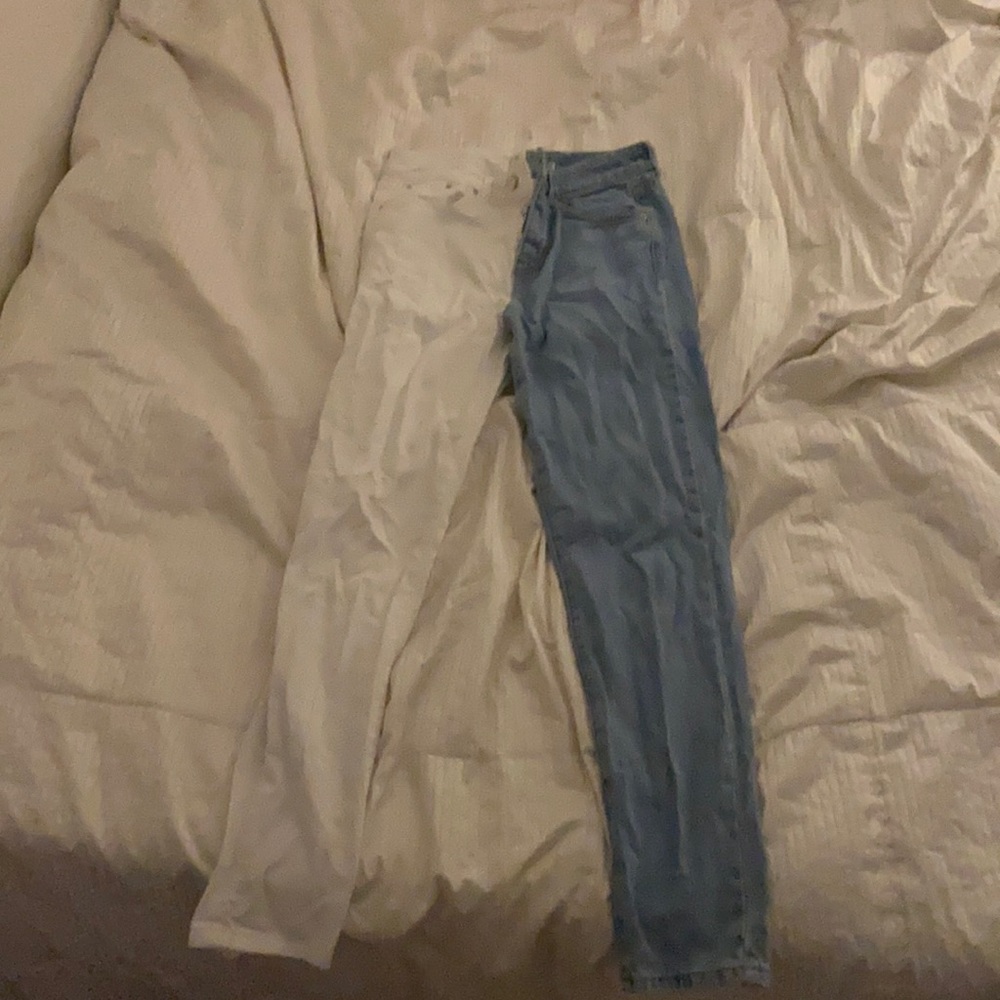 Brand new half and half jeans were 68$